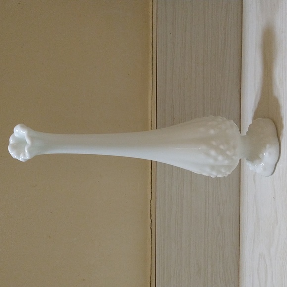 Fenton Other - Vintage Fenton Hobnail Milk Glass Swung Bud Vase